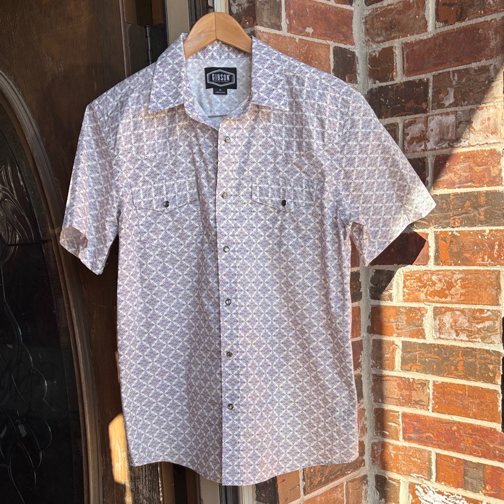 Gibson Pearl Snap Top! Men’s Medium